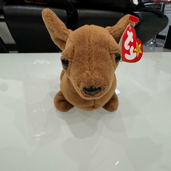 RARE 1995 Weenie the dachshund beanie baby ! Mint condition PVC pellets - Picture 8 of 9